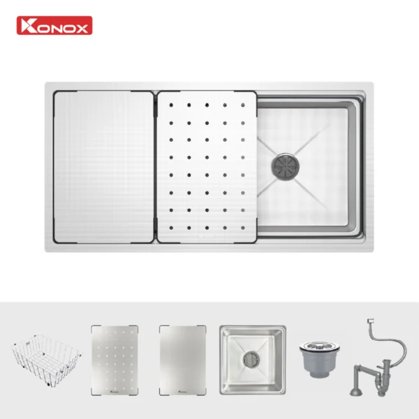 Bồn rửa chén Konox Dekor 8644SU - Phụ kiện