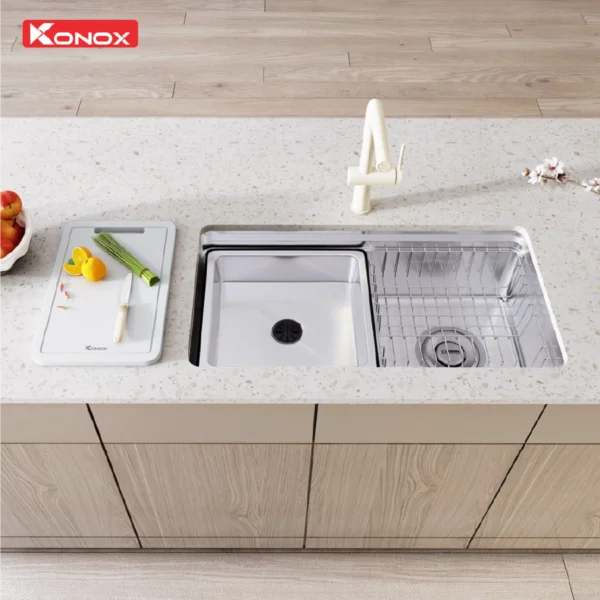Bồn rửa chén Konox Tari 780SM - render 1