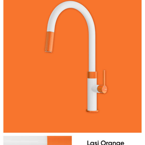 Vòi rửa chén Konox Lasi Orange - render 2