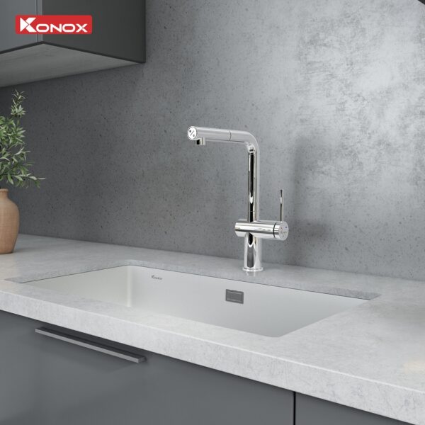 Vòi rửa chén Konox Stream Smart Chromev - 2